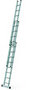 Opsteekladder type Everest 3DE - 3-delig met gefelste sporten/ladderlengte uitgeschoven 5,25 m/ladderlengte ingeschoven 2,41 m/werkhoogte ca. 5,95 m/aantal sporten 3x8