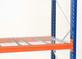 Rooster palletstellingen - draadgaasrooster/ca. 1000x600 mm (bxd)/maaswijdte 50x100 mm/draagvermogen 500 kg/elektro-verzinkt