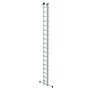 Aluminium 2-delige opsteekladder  - met stabilisatiebalk/werkhoogte 10.3 m/ladderlengte uitgeschoven 9.18 m/ladderlengte ingeschoven 5.3 m/aantal sporten 2x18/breedte ladder 420 mm