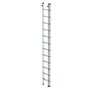 Aluminium 2-delige opsteekladder  - zonder stabilisatiebalk/werkhoogte 7.2 m/ladderlengte uitgeschoven 6.04 m/ladderlengte ingeschoven 3.62 m/aantal sporten 2x12/breedte ladder 420 mm