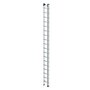 Aluminium 2-delige opsteekladder  - zonder stabilisatiebalk/werkhoogte 10.3 m/ladderlengte uitgeschoven 9.18 m/ladderlengte ingeschoven 5.3 m/aantal sporten 2x18/breedte ladder 420 mm