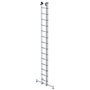 Aluminium 2-delige opsteekladder  - met Nivello stabilisatiebalk/werkhoogte 8.3 m/ladderlengte uitgeschoven 7.22 m/ladderlengte ingeschoven 4.14 m/aantal sporten 2x14/breedte ladder 420 mm