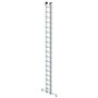 Aluminium 2-delige opsteekladder  - met Nivello stabilisatiebalk/werkhoogte 10.3 m/ladderlengte uitgeschoven 9.18 m/ladderlengte ingeschoven 5.3 m/aantal sporten 2x18/breedte ladder 420 mm
