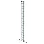 Aluminium 2-delige optrekladder  - met stabilisatiebalk/werkhoogte 9.4 m/ladderlengte uitgeschoven 8.34 m/ladderlengte ingeschoven 4.74 m/aantal sporten 2x16/breedte ladder 420 mm