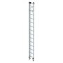 Aluminium 2-delige optrekladder  - zonder stabilisatiebalk/werkhoogte 8.3 m/ladderlengte uitgeschoven 7.22 m/ladderlengte ingeschoven 4.18 m/aantal sporten 2x14/breedte ladder 420 mm