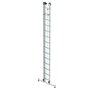 Aluminium 2-delige optrekladder  - met Nivello stabilisatiebalk/werkhoogte 8.3 m/ladderlengte uitgeschoven 7.22 m/ladderlengte ingeschoven 4.18 m/aantal sporten 2x14/breedte ladder 420 mm