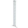 Aluminium 2-delige optrekladder  - met Nivello stabilisatiebalk/werkhoogte 9.4 m/ladderlengte uitgeschoven 8.34 m/ladderlengte ingeschoven 4.74 m/aantal sporten 2x16/breedte ladder 420 mm