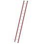 Kunststof enkele ladder - zonder stabilisatiebalk/werkhoogte 4,7 m/ladderlengte 3,58 m/aantal sporten 12/breedte ladder 420 mm