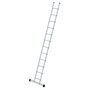 Aluminium enkele ladder  - met stabilisatiebalk/werkhoogte 4.6 m/ladderlengte 3.6 m/aantal sporten 12/breedte ladder 350 mm