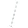 Aluminium enkele ladder - met stabilisatiebalk/werkhoogte 8.1 m/ladderlengte 7 m/aantal sporten 24/breedte ladder 350 mm