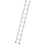 Aluminium enkele ladder  - zonder stabilisatiebalk/werkhoogte 3.7 m/ladderlengte 2.8 m/aantal sporten 9/breedte ladder 350 mm
