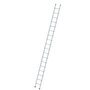 Aluminium enkele ladder  - zonder stabilisatiebalk/werkhoogte 6.4 m/ladderlengte 5.28 m/aantal sporten 18/breedte ladder 420 mm