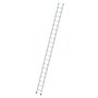 Aluminium enkele ladder  - zonder stabilisatiebalk/werkhoogte 6.9 m/ladderlengte 5.85 m/aantal sporten 20/breedte ladder 420 mm