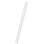 Aluminium enkele ladder  - zonder stabilisatiebalk/werkhoogte 8.1 m/ladderlengte 6.97 m/aantal sporten 24/breedte ladder 420 mm