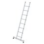 Aluminium enkele ladder  - met Nivello stabilisatiebalk/werkhoogte 3.6 m/ladderlengte 2.47 m/aantal sporten 8/breedte ladder 420 mm
