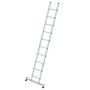 Aluminium enkele ladder  - met Nivello stabilisatiebalk/werkhoogte 4.1 m/ladderlengte 3.03 m/aantal sporten 10/breedte ladder 420 mm