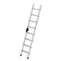 Aluminium enkele ladder  - zonder stabilisatiebalk/werkhoogte 3.3 m/ladderlengte 2.15 m/aantal treden 8/breedte ladder 420 mm