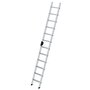 Aluminium enkele ladder  - zonder stabilisatiebalk/werkhoogte 4.3 m/ladderlengte 3.15 m/aantal treden 12/breedte ladder 420 mm