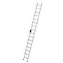 Aluminium enkele ladder  - zonder stabilisatiebalk/werkhoogte 5.3 m/ladderlengte 4.15 m/aantal treden 16/breedte ladder 420 mm