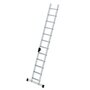 Aluminium enkele ladder  - met stabilisatiebalk/werkhoogte 4.3 m/ladderlengte 3.14 m/aantal treden 12/breedte ladder 420 mm
