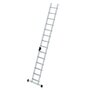 Aluminium enkele ladder  - met stabilisatiebalk/werkhoogte 4.8 m/ladderlengte 3.64 m/aantal treden 14/breedte ladder 420 mm