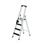 Aluminium trap eenzijdig oploopbaar met clip step relax - werkhoogte 2.950 mm/platformhoogte 910 mm/aantal treden 4/belastbaar tot 150 kg