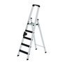 Aluminium trap eenzijdig oploopbaar met clip step relax - werkhoogte 3.150 mm/platformhoogte 1.140 mm/aantal treden 5/belastbaar tot 150 kg