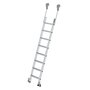 Verrijdbare aluminium stellingladder - buitenbreedte 420 mm/ladder lengte 2.19 m/verticale ophanghoogte 2.39 m/aantal treden 8