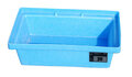 PE-Opvangbak voor pallets type KWP-P 20 - ca. 600x400x170 mm (lxbxh)/opvangvolume 22 liter/draagkracht 55 kg/voor de veilige en mobiele opslag van kleine verpakkingen op euro- en chemiepallets