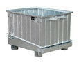 Bodemklepcontainer type HKB 90 - buitenmaten ca. 1375x1175x835m mm (lxbxh)/draagkracht 2000 kg/inhoud ca. 0,9 (m³)