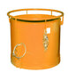 Ronde container type RB 300 - ca. 865x775 mm (bxh)/draagkracht 500 kg/inhoud ca. 0,30 (m³/ontgrendeling van de bodemklep met trekkoord