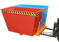 Kiepcontainer type DUO gelakt - ca. 1665x1610x1000 mm (lxbxh)/draagkracht 1500 kg/inhoud ca. 2 x 0,9 (m³)