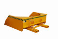 Shovel type BSE 150 gelakt/merk Bauer Südlohn/bak-binnenmaten ca. 1500x1800x600 mm (lxbxh)/draagkracht 3000 kg/inhoud ca. 1,50 (m³)