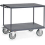 ESD-Tafelwagen met laadvlakken van staalplaat 9400B, laadvlak 850x500mm, Fetra