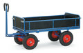 Handtrekwagen met 4 houten wanden 6455L, laadvlak 1540x840mm, Fetra