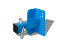 Magazijnstellingnet set A compleet/voor liggerlengte 1350 mm/nethoogte 3500 mm/draaddikte 5 mm/maaswijdte 100 mm/keuze uit vijf kleuren