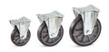 Bokwielen TPE-ESD 71472, draagvermogen 135 kg, wiel Ø x breedte 125x32 mm, Fetra