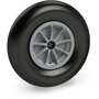 PU-wielen (Polyurethaan) 72620G, draagvermogen 250 kg, wiel Ø x breedte 400x100 mm, Fetra