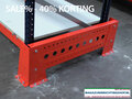 Bescherming kopse kant van een enkele palletstelling-compleet-p254-kleur oranje