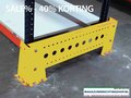 Bescherming kopse kant van een enkele palletstelling-compleet-p254-kleur geel