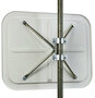 Verkeersspiegel TM PC 60x80/polycarbonaat 60x80 cm/kijkafstand 15-22 meter/verhogen de veiligheid op bedrijfsterreinen en bij in- en uitritten