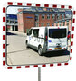 Verkeersspiegel TM PC 80x100/polycarbonaat 80x100 cm/kijkafstand 22-27 meter/verhogen de veiligheid op bedrijfsterreinen en bij in- en uitritten