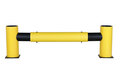 Middenstaander Charlie type DFVB-M voor flexibele vangrail/voor binnen- en buiten gebruik/hoogte 516 mm/voetplaat 225x225mm/voor het scheiden van verkeerswegen