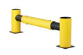 Middenstaander Charlie type DFVB-M voor flexibele vangrail/voor binnen- en buiten gebruik/hoogte 516 mm/voetplaat 225x225mm/voor het scheiden van verkeerswegen