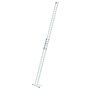 Aluminium 2-delige optrekladder  - met stabilisatiebalk/werkhoogte 11.4 m/ladderlengte uitgeschoven 10.3 m/ladderlengte ingeschoven 5.86 m/aantal sporten 2x20/breedte ladder 420 mm