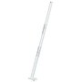Aluminium 3-delige optrekladder  - met stabilisatiebalk/werkhoogte 13.6 m/ladderlengte uitgeschoven 12.5 m/ladderlengte ingeschoven 5.3 m/aantal sporten 3x18/breedte ladder 470 mm