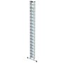 Aluminium 3-delige optrekladder  - met stabilisatiebalk/werkhoogte 13.6 m/ladderlengte uitgeschoven 12.5 m/ladderlengte ingeschoven 5.3 m/aantal sporten 3x18/breedte ladder 470 mm