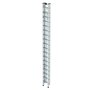 Aluminium 3-delige optrekladder  - zonder stabilisatiebalk/werkhoogte 13.6 m/ladderlengte uitgeschoven 12.5 m/ladderlengte ingeschoven 5.3 m/aantal sporten 3x18/breedte ladder 470 mm