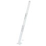 Aluminium 3-delige optrekladder  - met Nivello stabilisatiebalk/werkhoogte 11.9 m/ladderlengte uitgeschoven 10.8 m/ladderlengte ingeschoven 4.7 m/aantal sporten 3x16/breedte ladder 470 mm